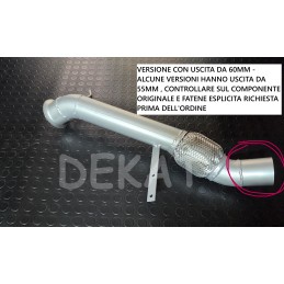 DOWNPIPE TUBO RIMOZIONE DPF...