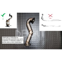 DOWNPIPE INOX Ø60 TUBO...