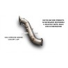 DOWNPIPE INOX Ø 76 TUBO RIMOZIONE CATALIZZATORE OPF GPF ALFA GIULIA STELVIO 2.0