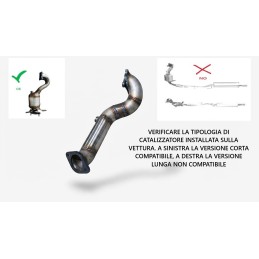 DOWNPIPE INOX Ø60 TUBO...