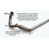DOWNPIPE INOX TUBO RIMOZIONE DPF VW GOLF 6 AUDI A3 SEAT LEON 1.6 2.0 CAY CBA CFG